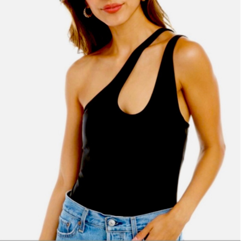 WeWoreWhat Asymmetrical Bodysuit (never worn)